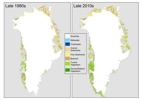 Ο τίτλος μου: "Η ανεξέλεγκτη αποψίλωση της Γροιλανδίας: Η λειψυδρία αντικαθιστά τον πάγο"
