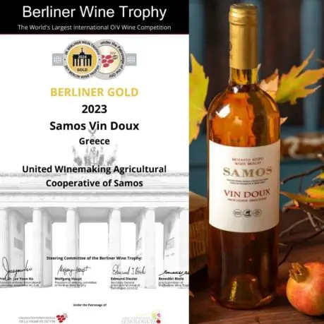Ο Χρυσός Νικητής: Ένα ελληνικό κρασί από τη Σάμο κατακτά την κορυφή του κόσμου!
